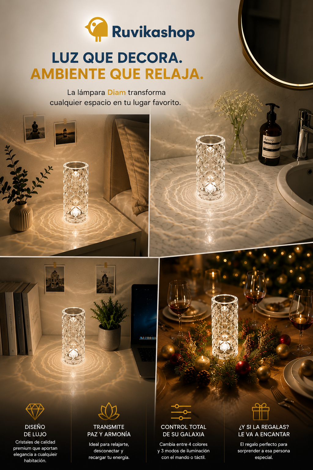 Lampara Touch