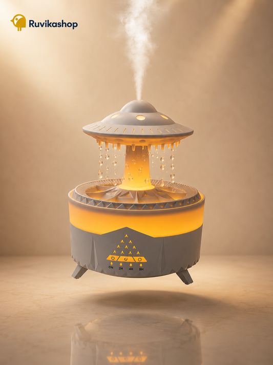 Humidificador Ufo Con Gotas y Luces
