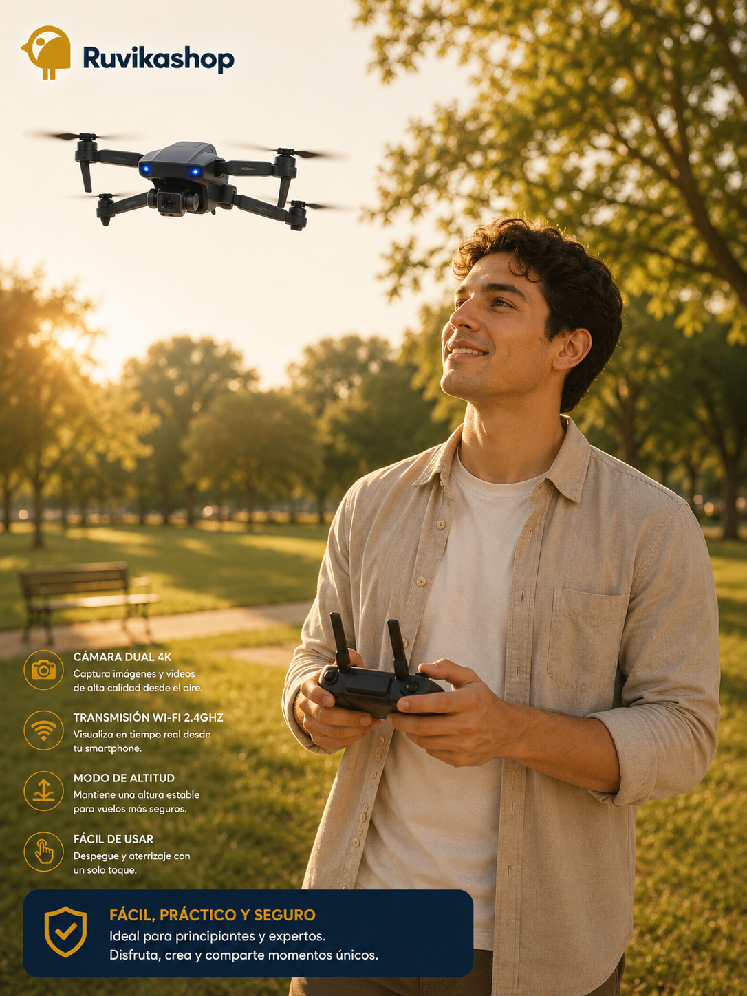 DRONE Dual Camera 4K 998 PRO Wifi
