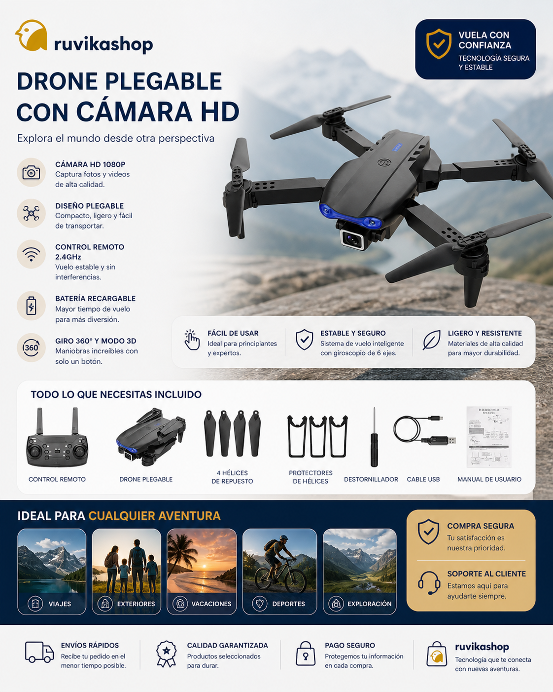 DRONE Dual Camera 4K 998 PRO Wifi