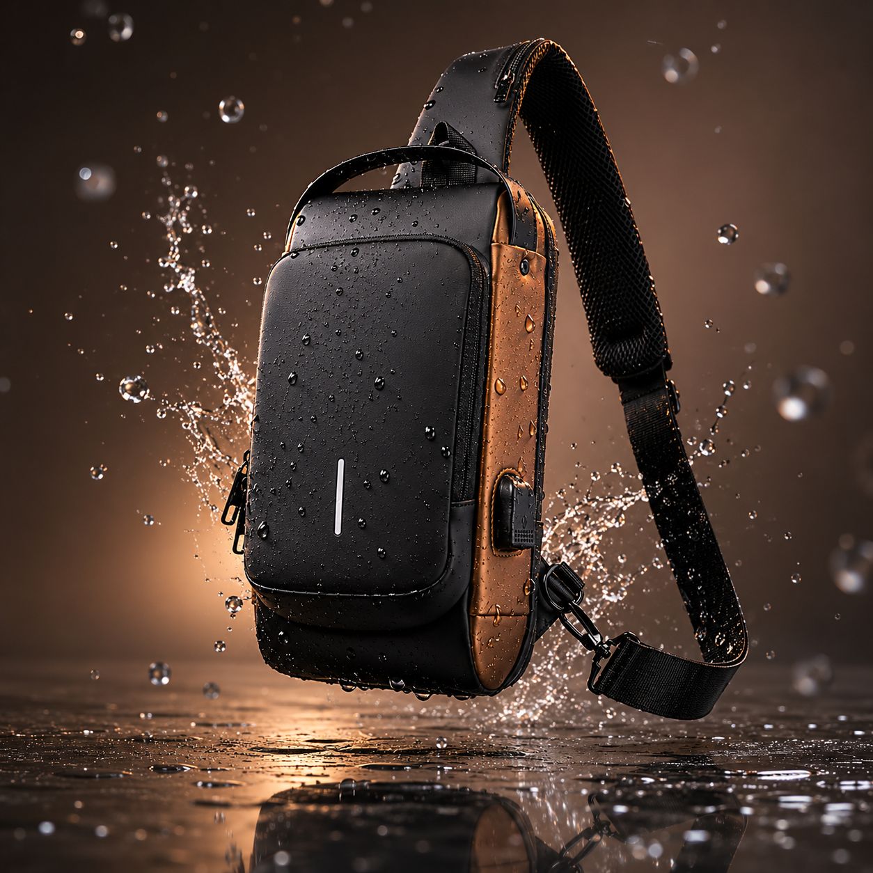 Bolso Bandolera Antirrobo Impermeable