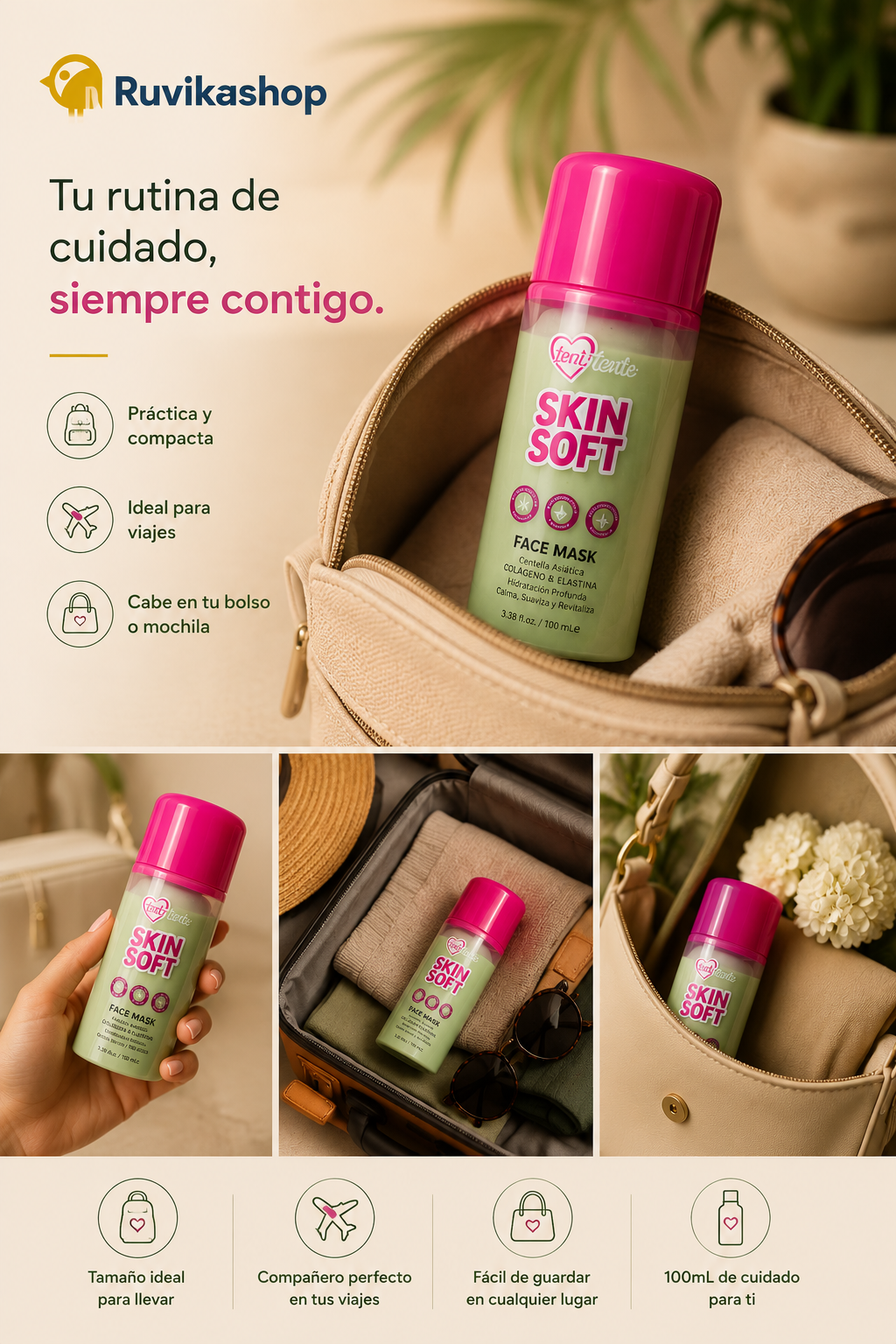 Skin Soft – Face Mask Centella Asiática
